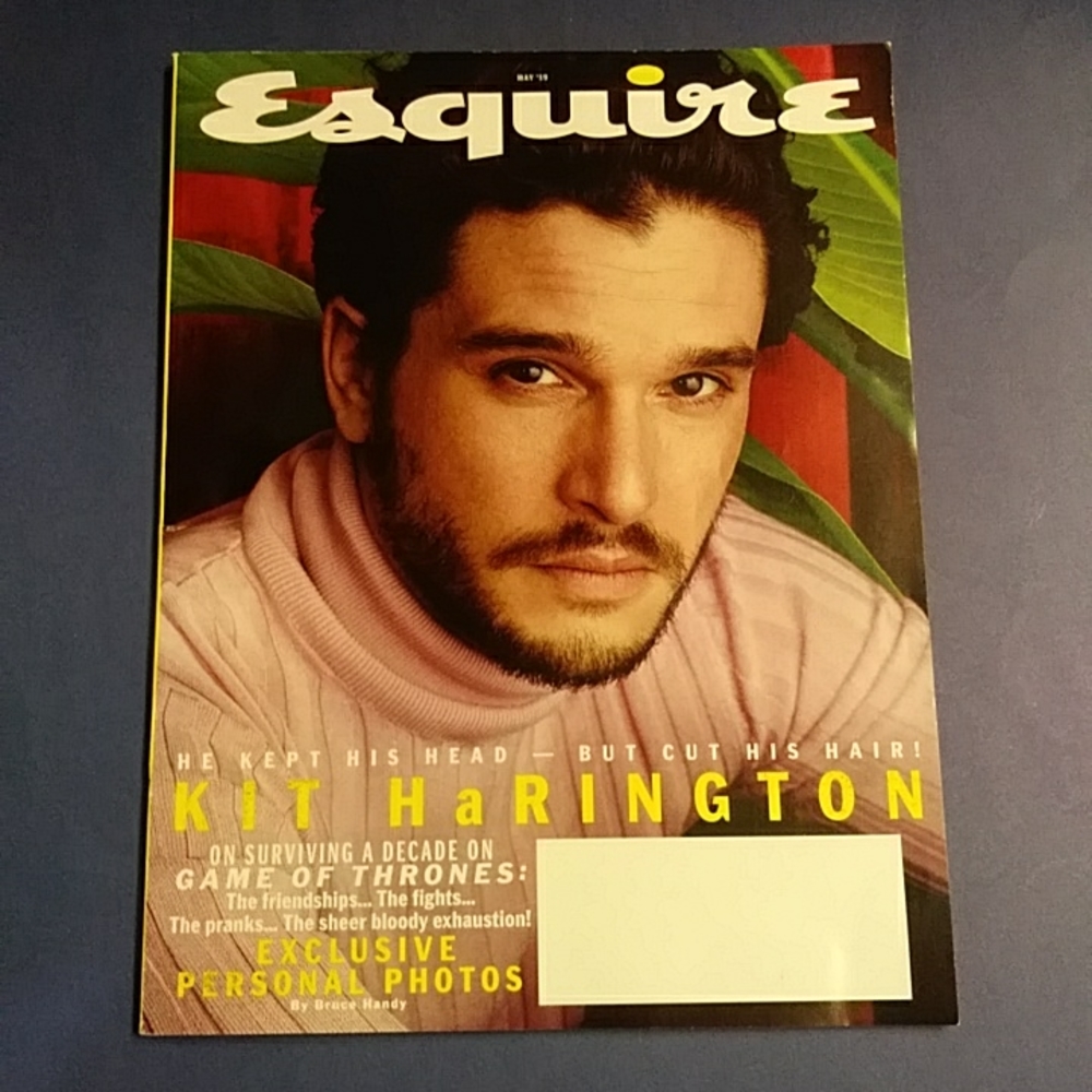 Esquire Magazine 2019 Kit Harington Game of Thrones